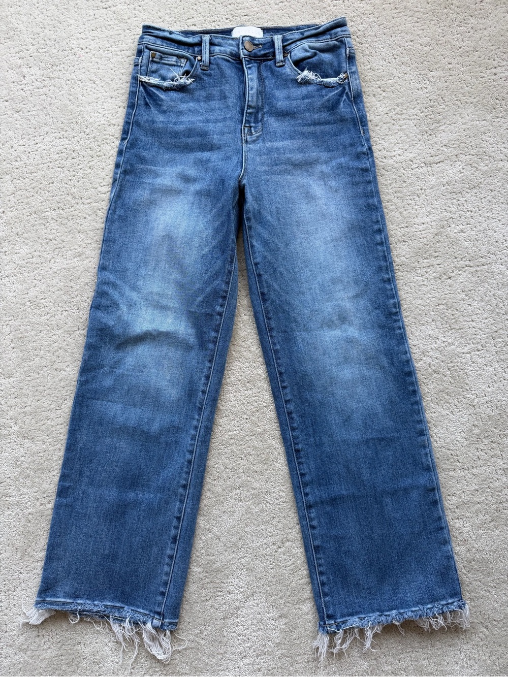 Petra 153 Relaxed Wide-Leg Women's Jeans in Medium Blue Wash